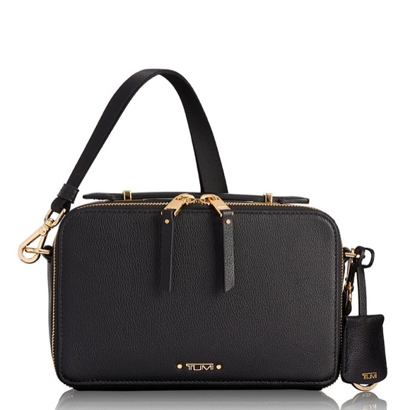 Tumi Bags Tumi Aberdeen Leather Crossbody Black Small Poshmark